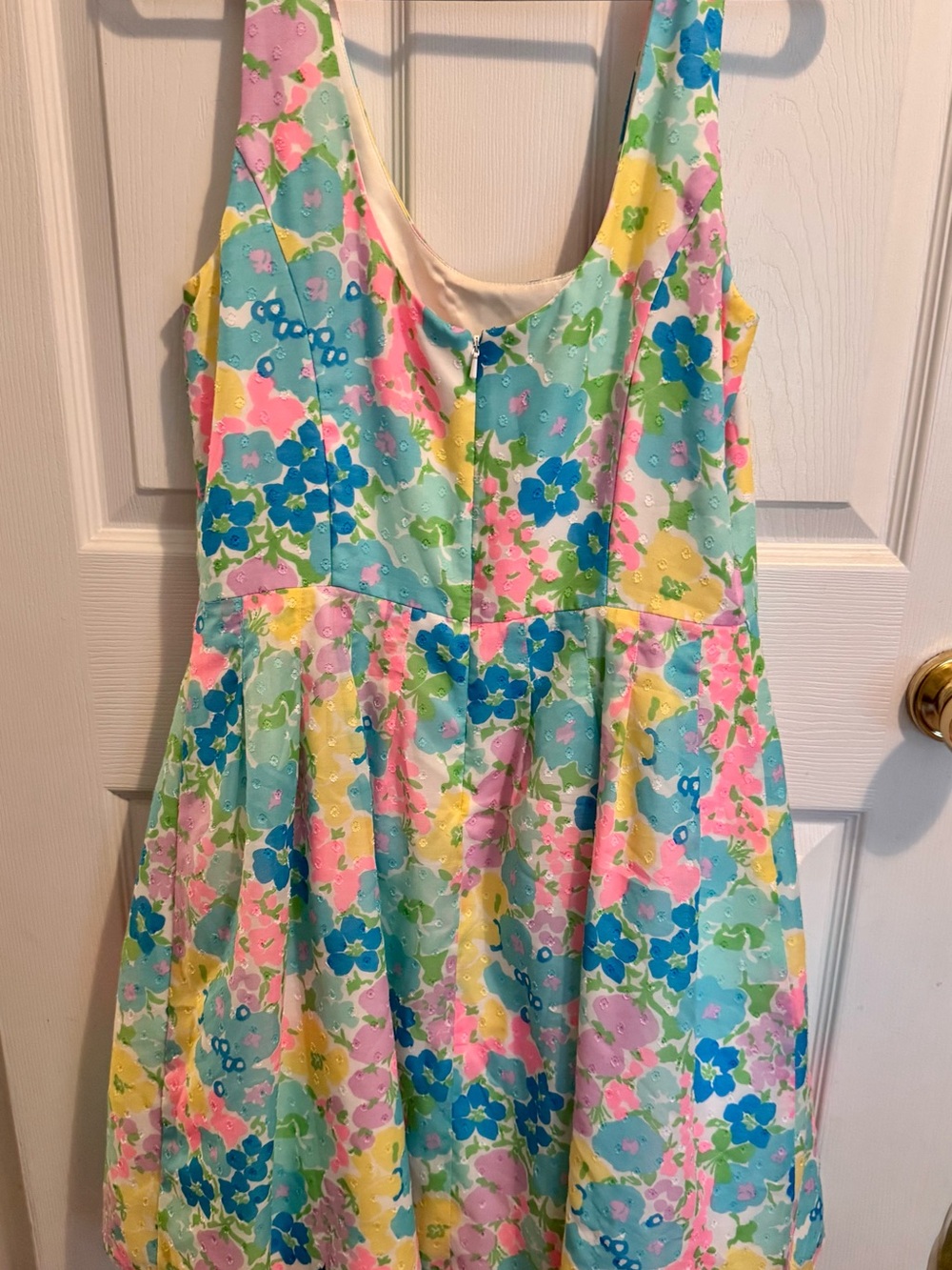 Lilly Pulitzer Pastel Floral Tank Dress in Blue, Pink, Yellow & Mint - Picture 2 of 5
